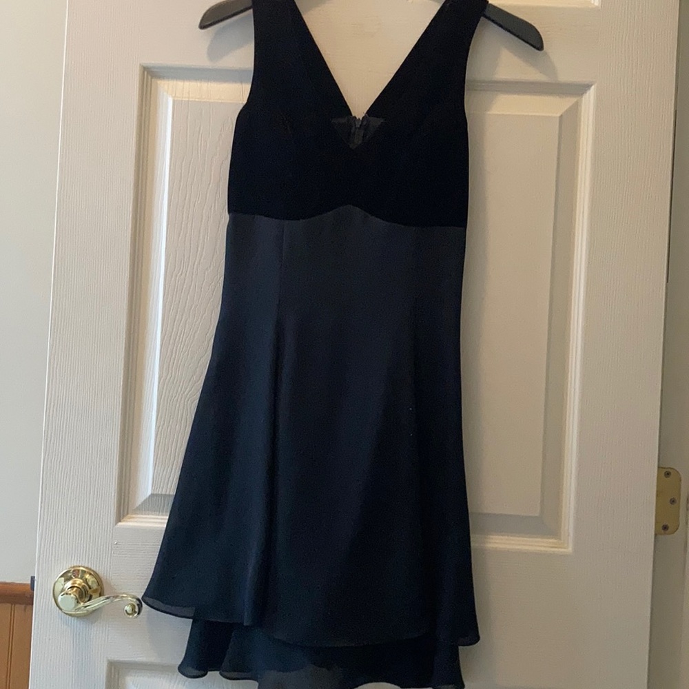 LITTLE BLACK VELVET PARTY DRESS